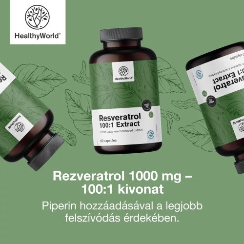 Rezveratrol 1000 mg – 100:1 kivonat
